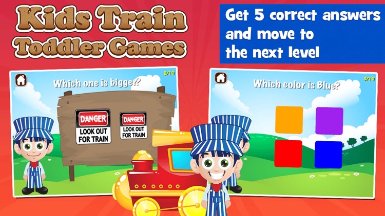 Kids Train Toddler Games screenshot-2