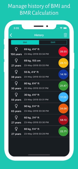 BMI計算器PRO - 減肥和BMR計算器(圖4)-速報App