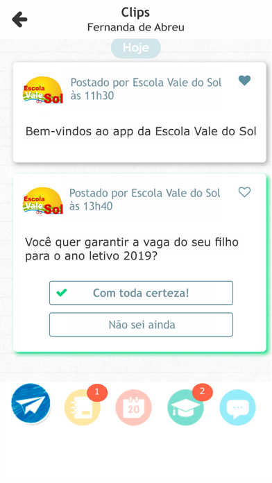 How to cancel & delete Escola Vale do Sol from iphone & ipad 3
