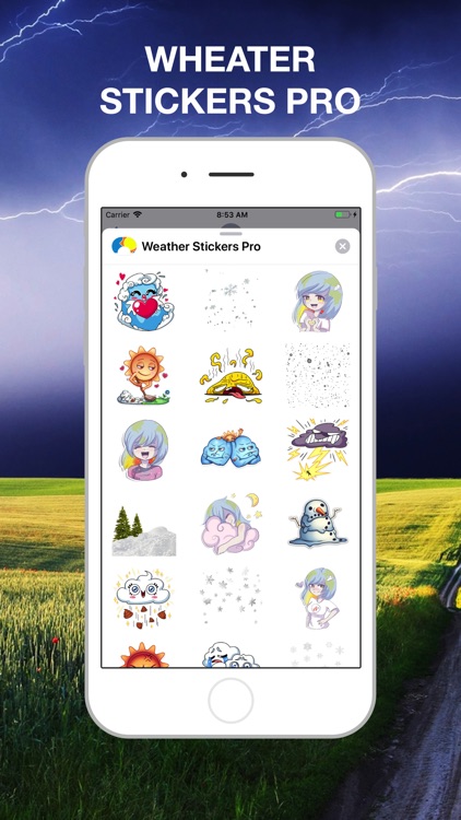 Weather Stickers Pro screenshot-4