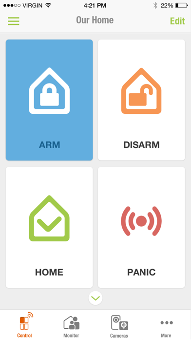 iSmartAlarm Home Security System screenshot