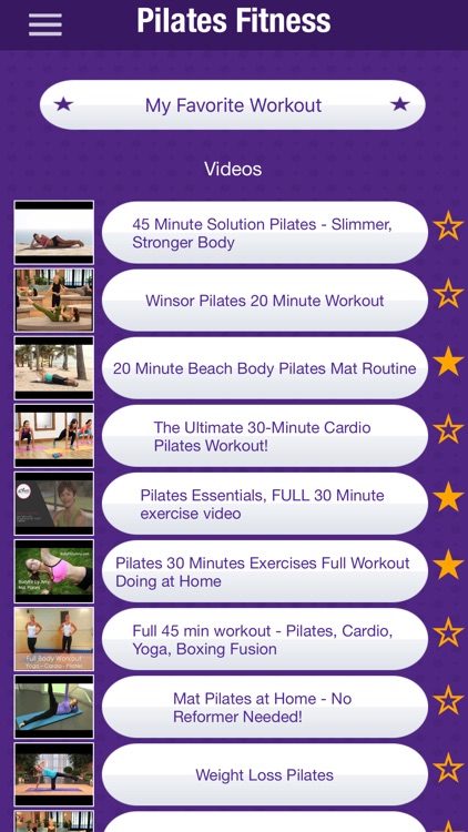 Pilates Fitness Workout Videos