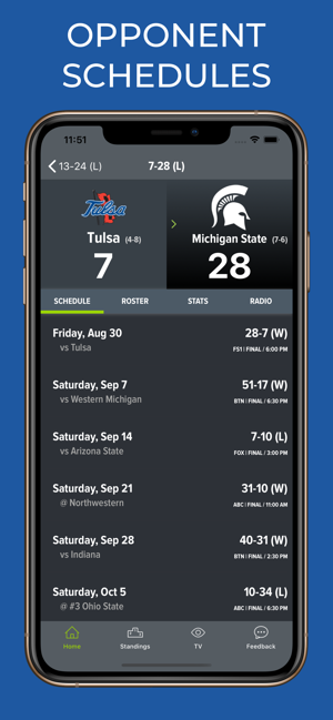 Tulsa Football Schedules(圖8)-速報App