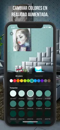 Screenshot 1 Espectro de colores AR iphone