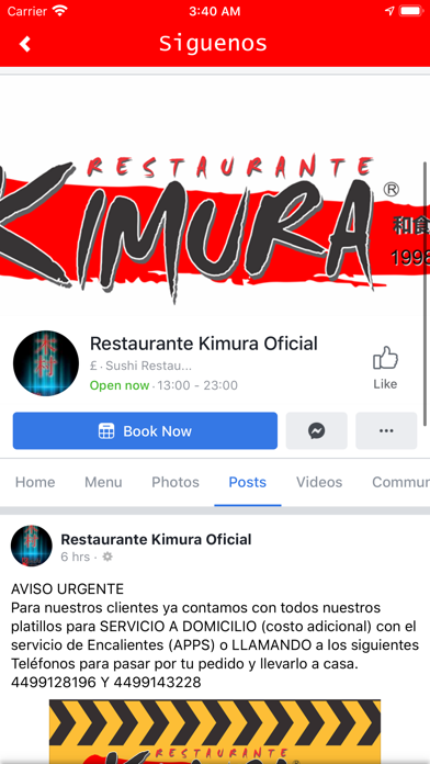 KIMURA App screenshot 2