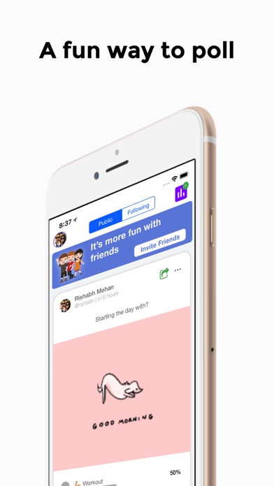 Pollsify - Polls with friends screenshot 3