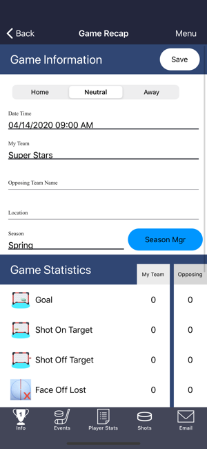 Hockey Stat Recorder 3000(圖6)-速報App