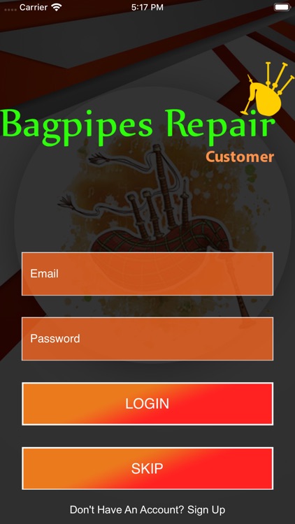 Bagpipes Repair Customer