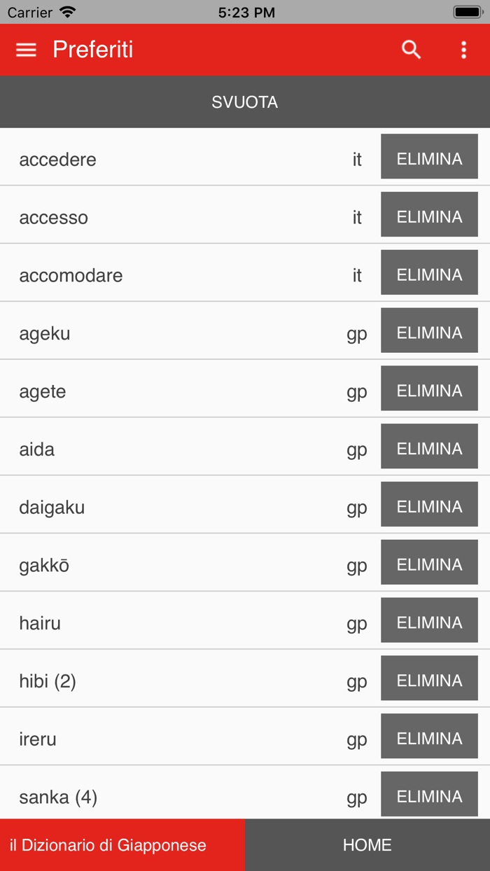 Il Dizionario di Giapponese