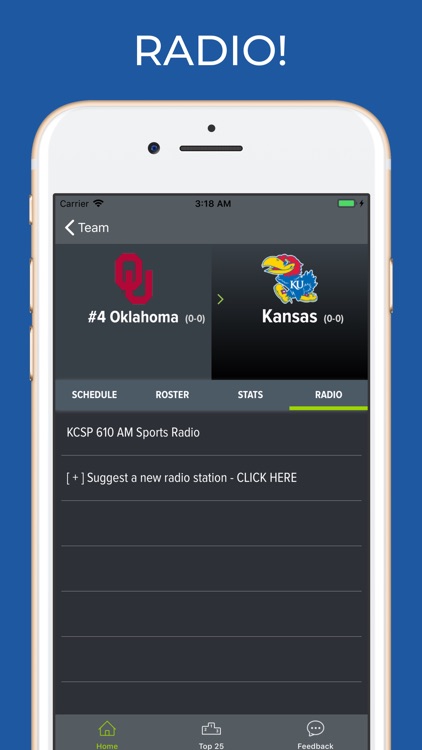 Kansas Football Schedules