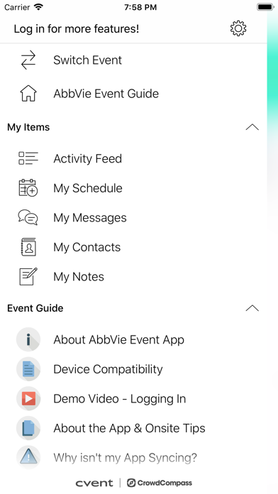 AbbVie Events App screenshot 2