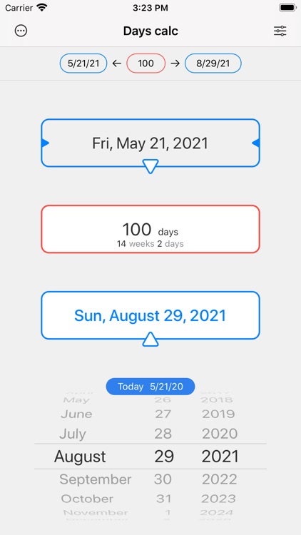 Days calc - dates calculator