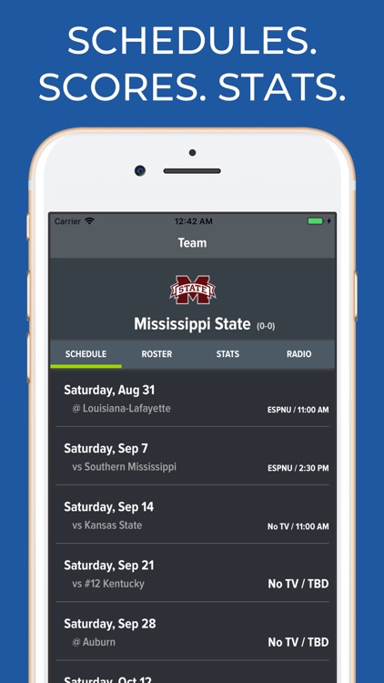 Mississippi State Football App