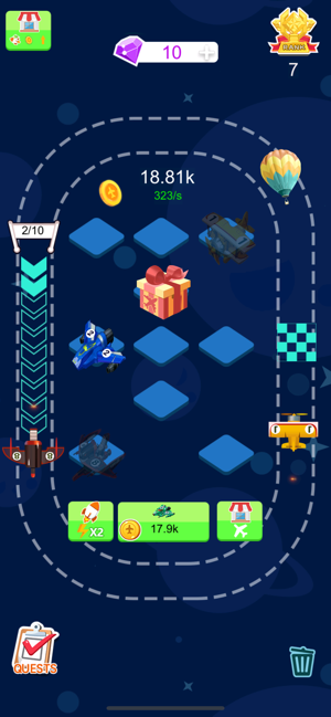 Tiny Plane - 2048 Coins Tycoon(圖4)-速報App