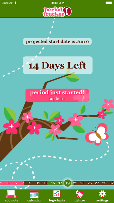 Period Tracker Lite Screenshot 1