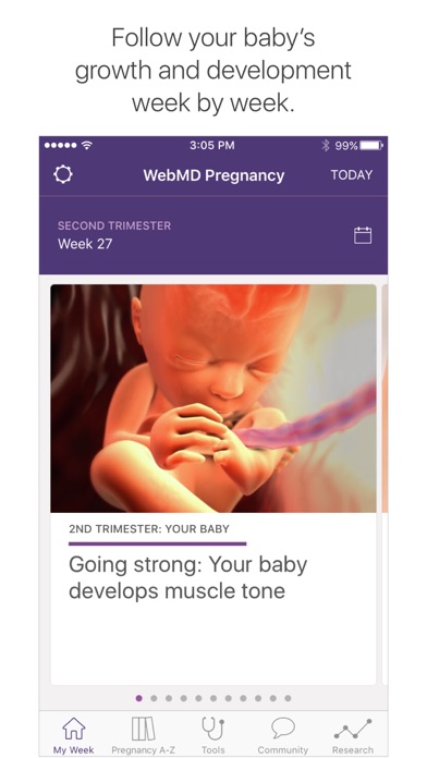WebMD Pregnancy screenshot