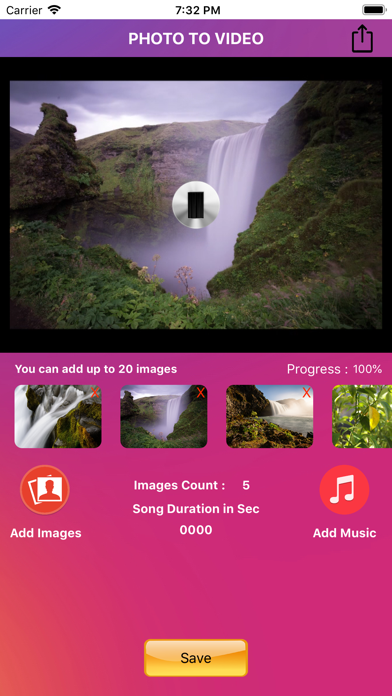 PhotoSlide - Photo to Video screenshot 2