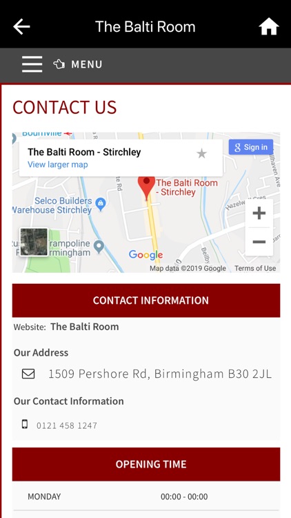 The Balti Room, Stirchley