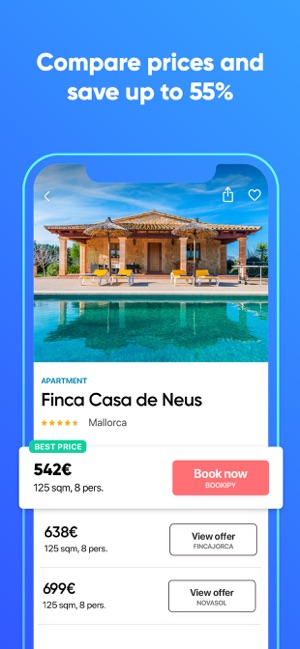 Holidu: Vacation Rentals(圖4)-速報App