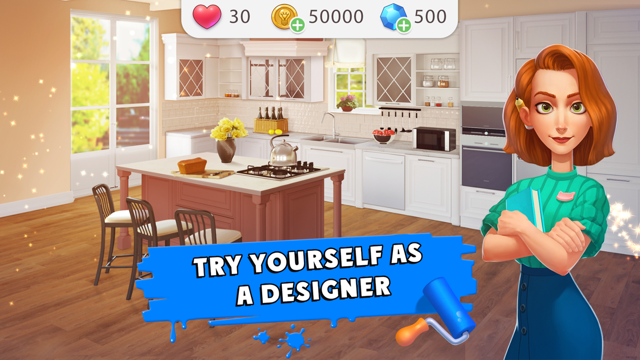 Interior Story: designing game Hack screenshot 2 - iOS game interface