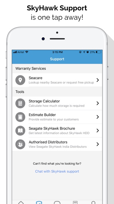 Seagate SkyHawk Partner App screenshot 2
