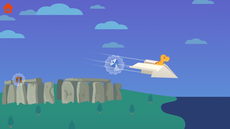 Dinosaur Plane - Game for kids