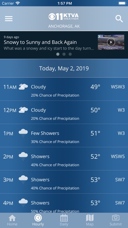 KTVA 11 Weather