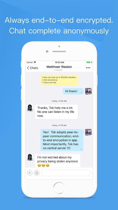 Tok Messenger screenshot 3