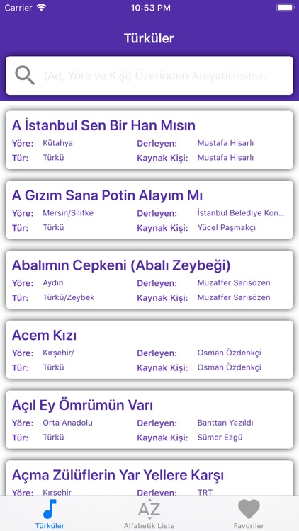 Türkü Söz Ve Notaları