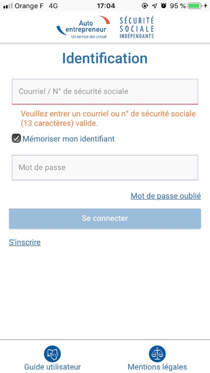 AutoEntrepreneur Urssaf by AGENCE CENTRALE ORGANISMES SECURITE SOCIALE