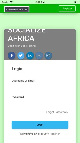 Game screenshot Socialize Africa apk