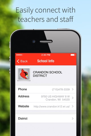 Crandon School District screenshot 2