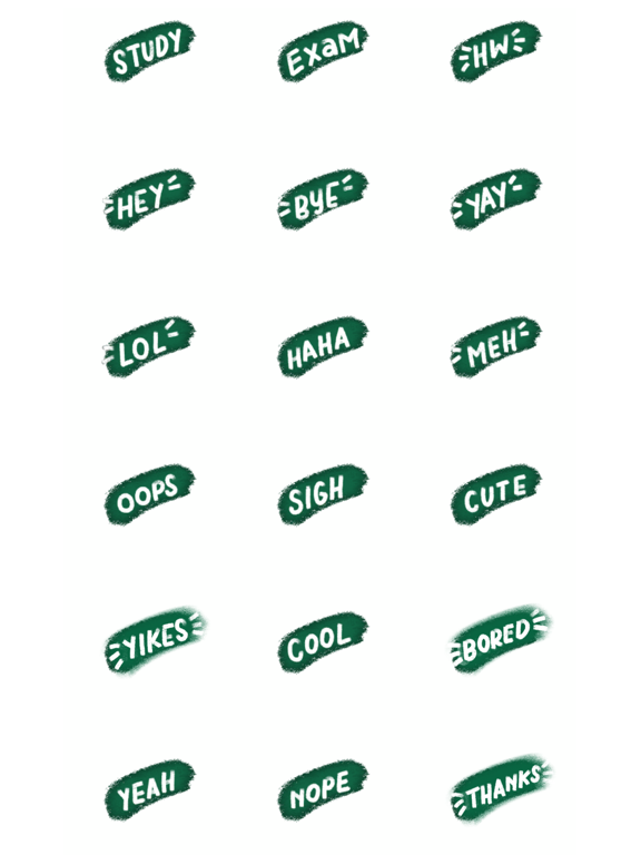 Screenshot #4 pour Cool School Stickers