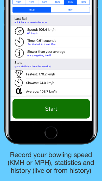 Speed Gun for Cricket Pro screenshot 3