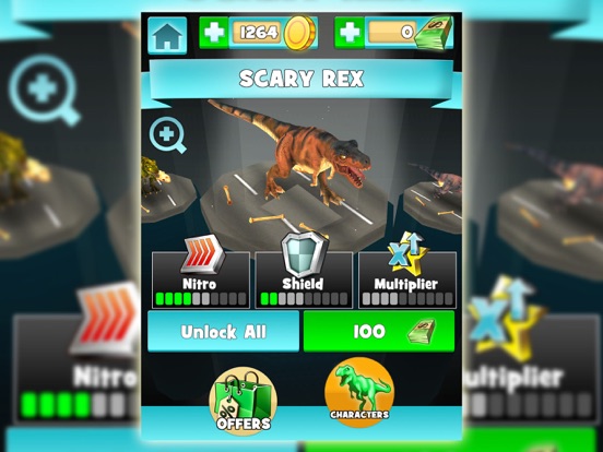 Игра динозавр Гонки в юрский мире