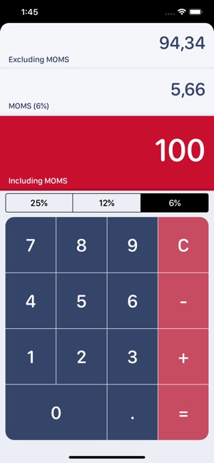 Swedish MOMS Calculator(圖6)-速報App