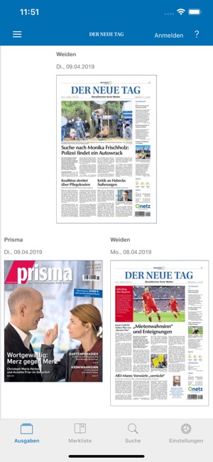 Der neue Tag ePaper (DNT)