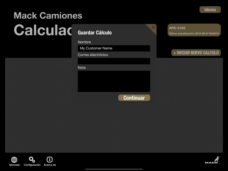 Mack TCO Latin America screenshot-3