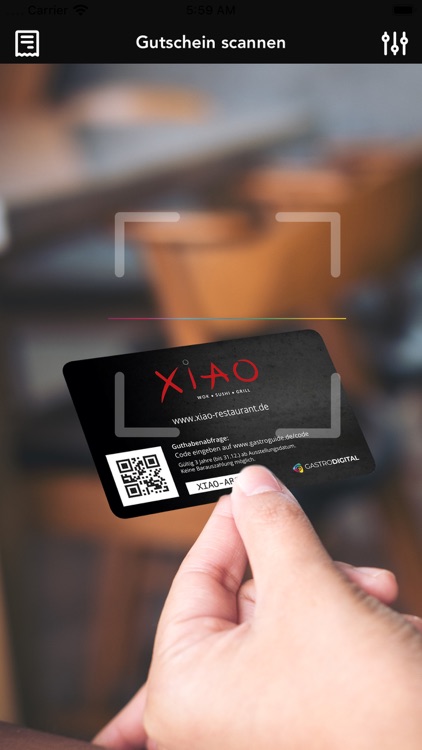 Gutschein Händlerapp