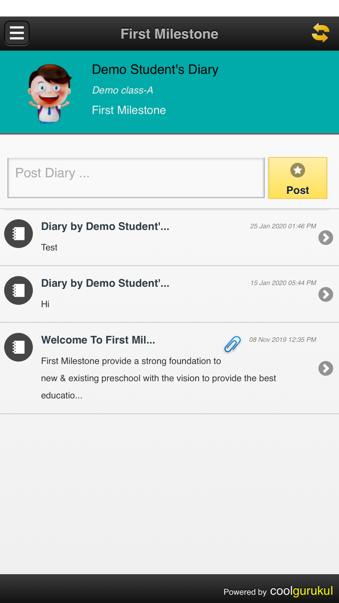 FirstMilestone Parent Connect