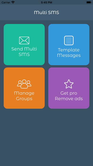 Multi SMS - Send Group SMS screenshot 2