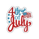 Happy 4th of July Stickers
