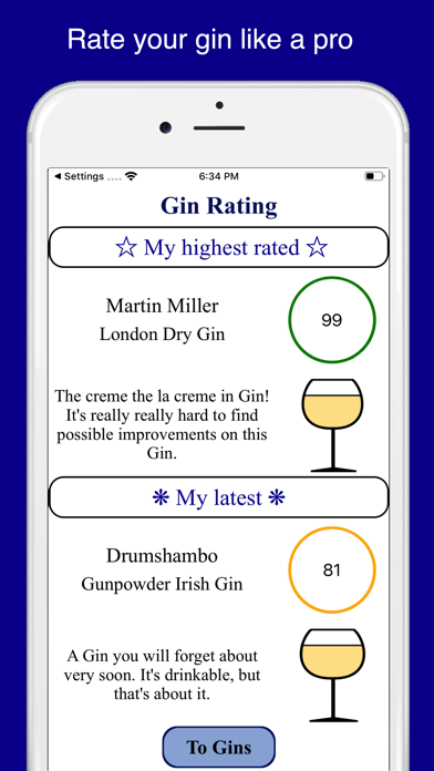 How to cancel & delete Gin Tasting from iphone & ipad 1