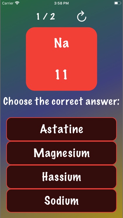 YourChemicalQuizApp screenshot-4