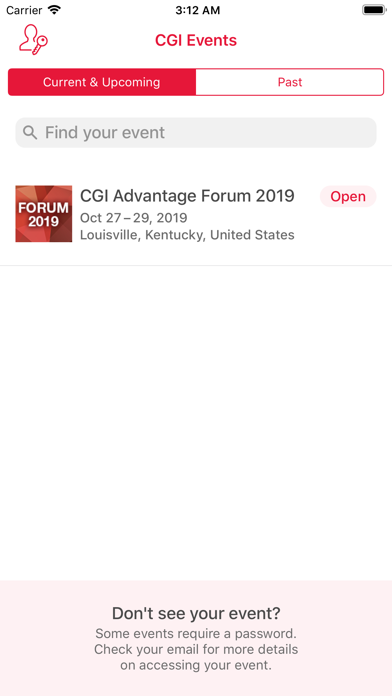 How to cancel & delete CGI Events from iphone & ipad 1