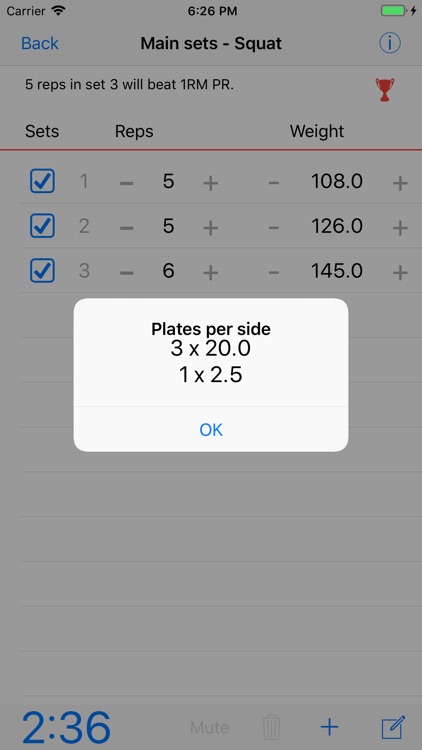 5/3/1 Workout logger - 531 screenshot-9