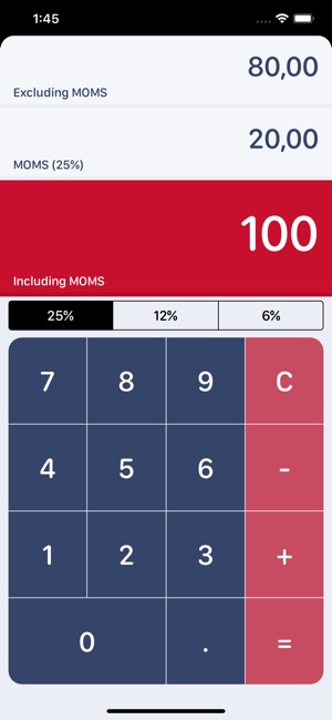 Swedish MOMS Calculator(圖4)-速報App