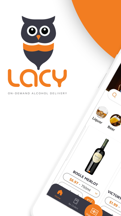 How to cancel & delete Lacy: Alcohol Delivery/Pick-Up from iphone & ipad 1