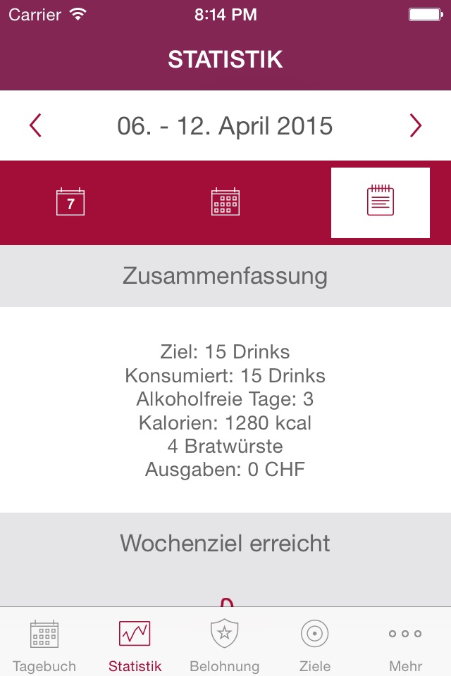 MyDrinkControl screenshot 3