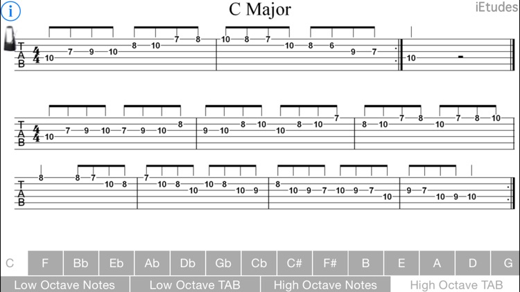 Major Scales Guitar screenshot-4